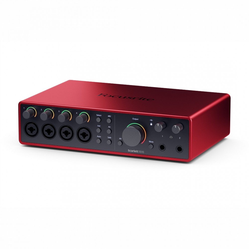 Scarlett 18i16 4th Gen - ΚΑΡΤΑ ΗΧΟΥ USB 18IN/16OUT