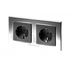 Giga Watt G-044 Duplex SCHUKO Wall Socket Giga Watt G-044 Duplex SCHUKO Wall Socket