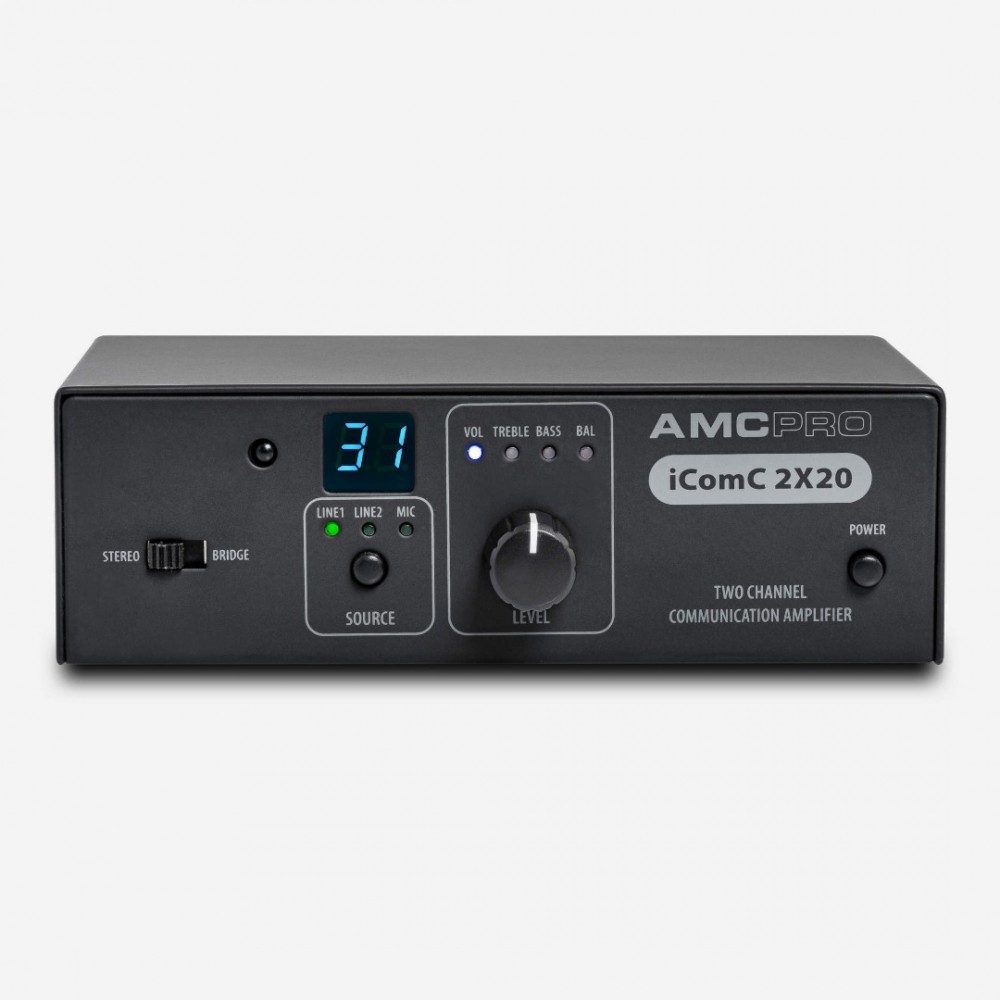 AMC iCOMC2X20 Ενισχυτής μίκτης AMC iCOMC2X20 Ενισχυτής μίκτης