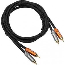FOSI AUDIO RCA RCA CABLE GOLD PLATED PAIR 1.2m