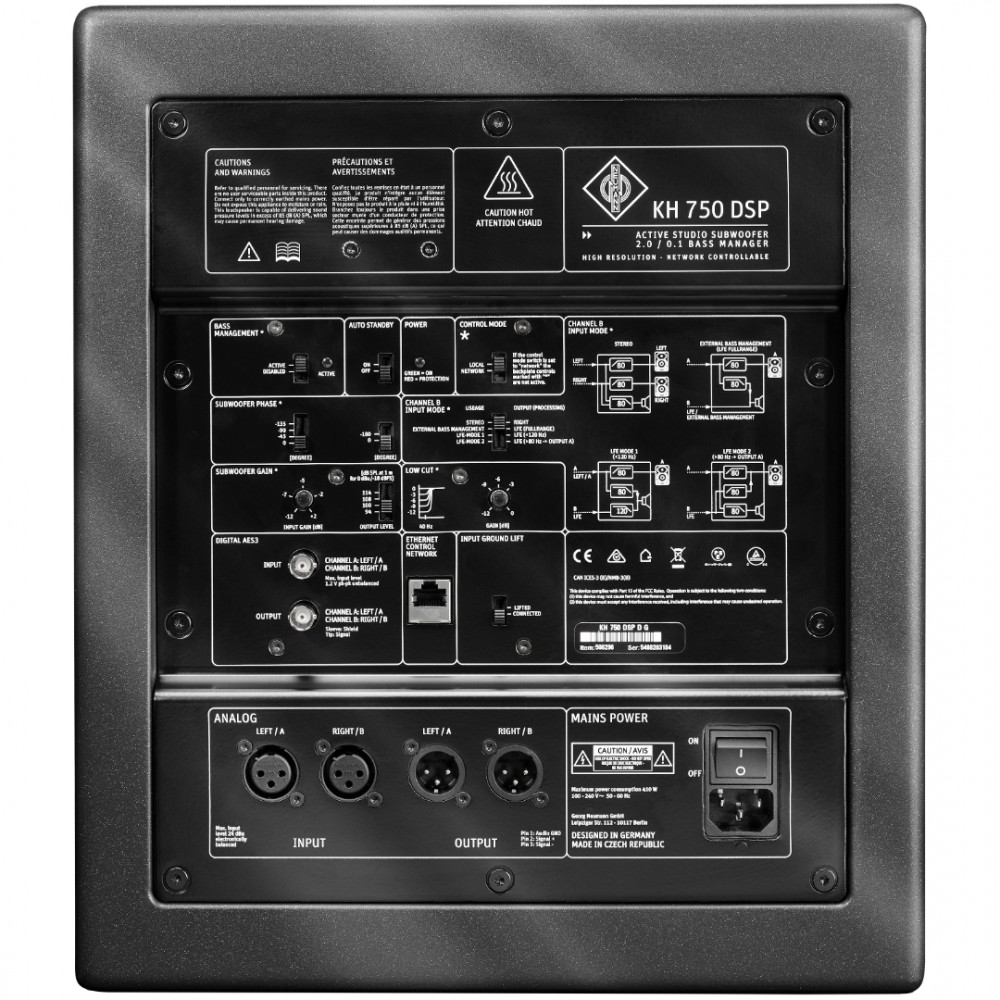 NEUMANN KH-750-DSP-D-G Aυτοενισχυόμενο Ηχείο Studio Subwoofer (Τεμάχιο)