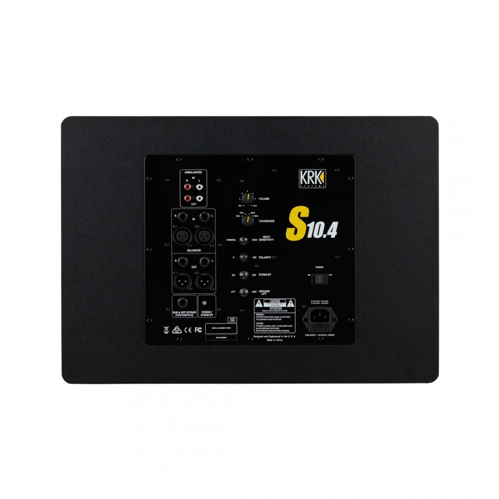 KRK S10.4 Αυτοενισχυόμενο Ηχείο Studio Subwoofer (Τεμάχιο)