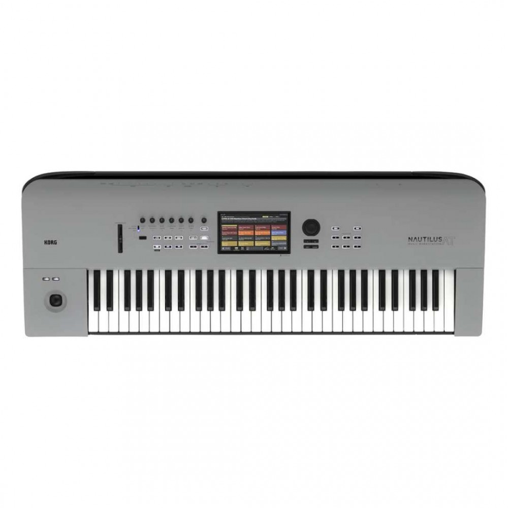KORG NAUTILUS-61 AT MUSIC WORKSTATION 61 ΔΥΝΑΜΙΚΑ ΠΛΗΚΤΡΑ (GRAY)