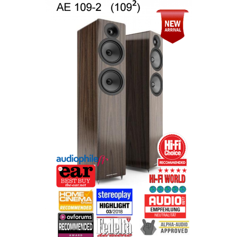 ACOUSTIC ENERGY AE 109-2 (109²) (Black)-Ζεύγος