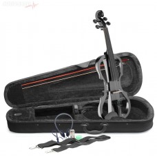 STAGG EVN X-4/4 MBK Hλεκτρικό Βιολί Metallic black