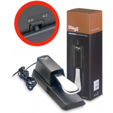 STAGG SUSPED 10 Sustain Pedal με Καλώδιο & Διακόπτη Πολικότητας