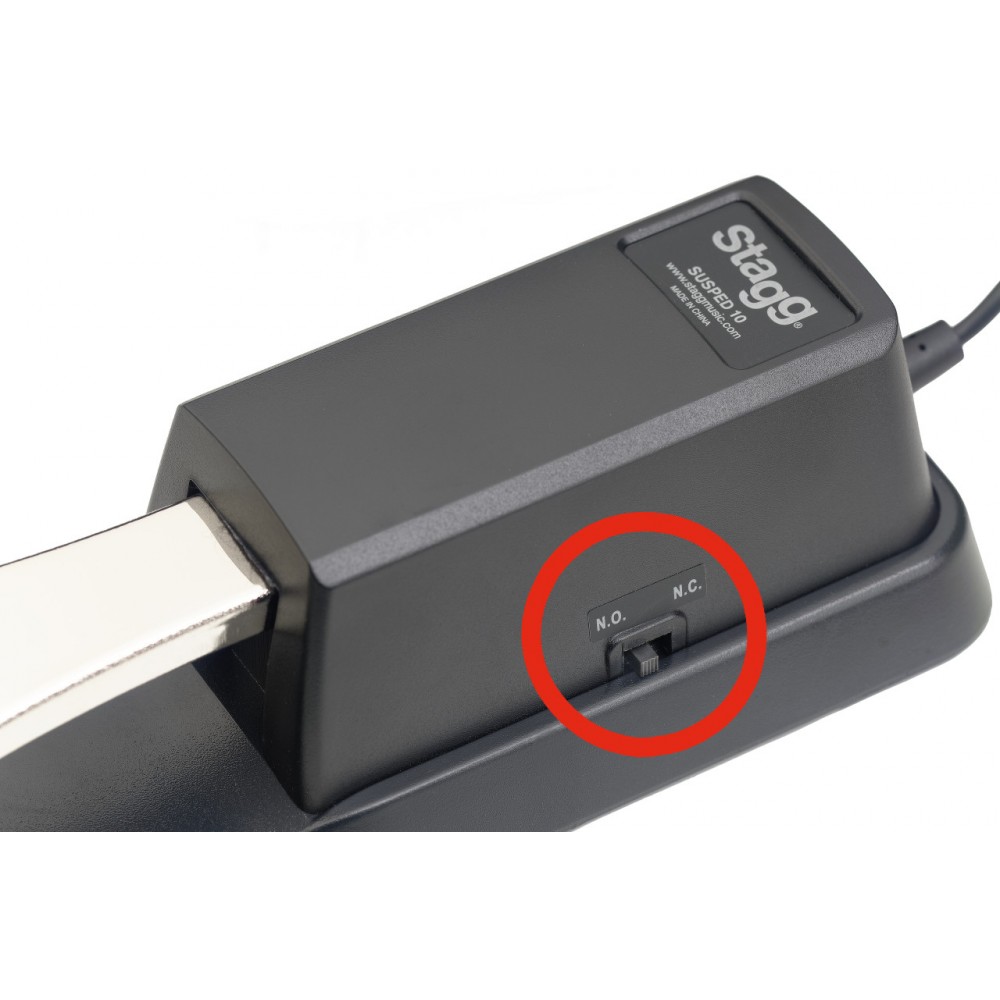 STAGG SUSPED 10 Sustain Pedal με Καλώδιο & Διακόπτη Πολικότητας