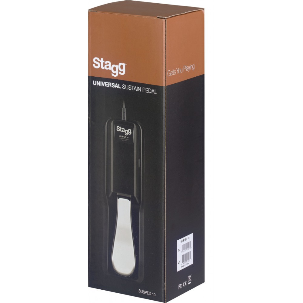 STAGG SUSPED 10 Sustain Pedal με Καλώδιο & Διακόπτη Πολικότητας
