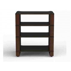 Blok Stax 2G 4 Shelf Black Ash Plywood / Natural Walnut
