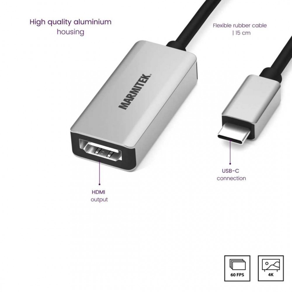 Marmitek Connect USB-C > HDMI Marmitek Connect USB-C > HDMI