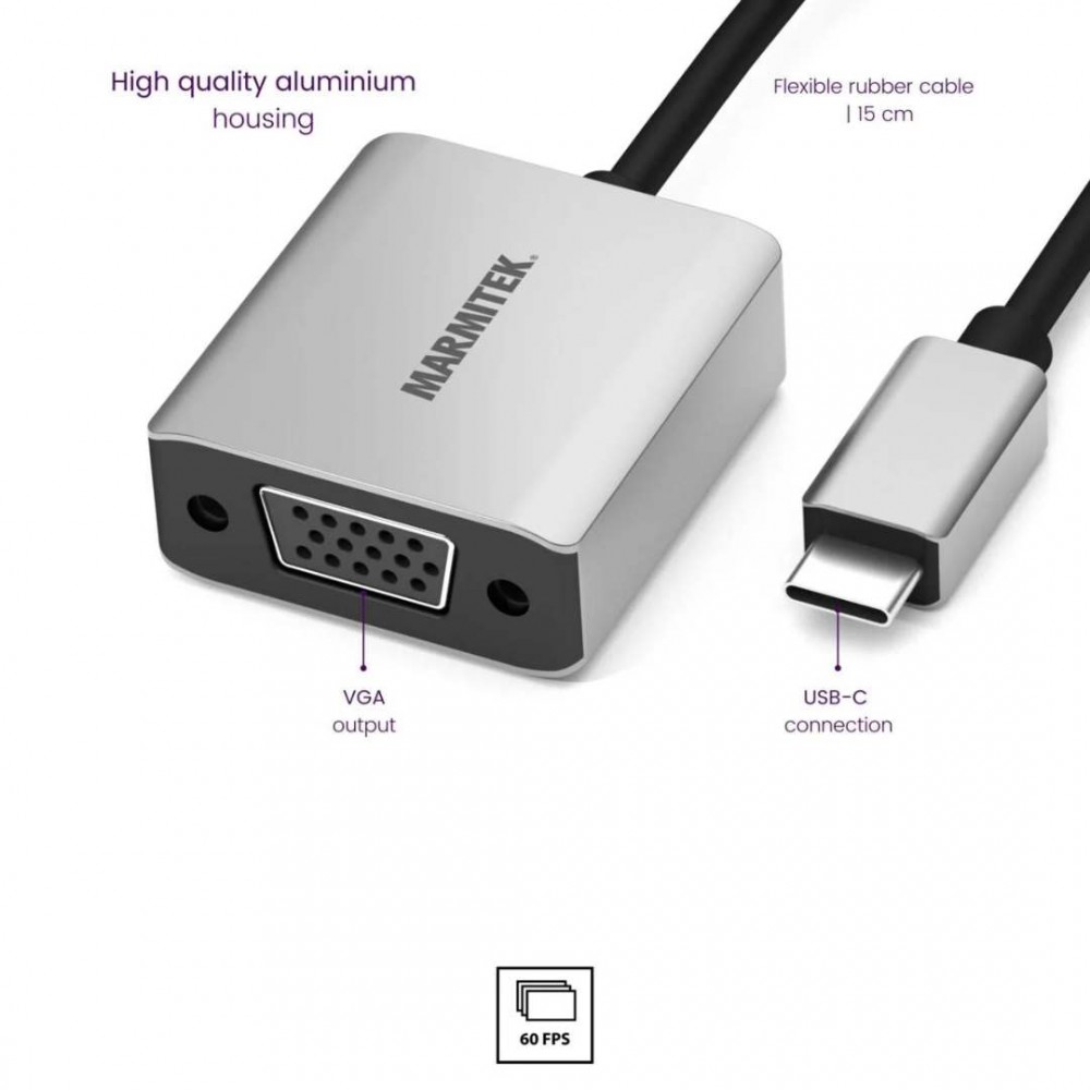 Marmitek Connect USB-C -> VGA Marmitek Connect USB-C -> VGA