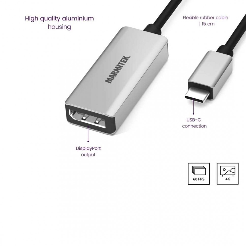 Marmitek Connect USB-C -> Display Port Marmitek Connect USB-C -> Display Port