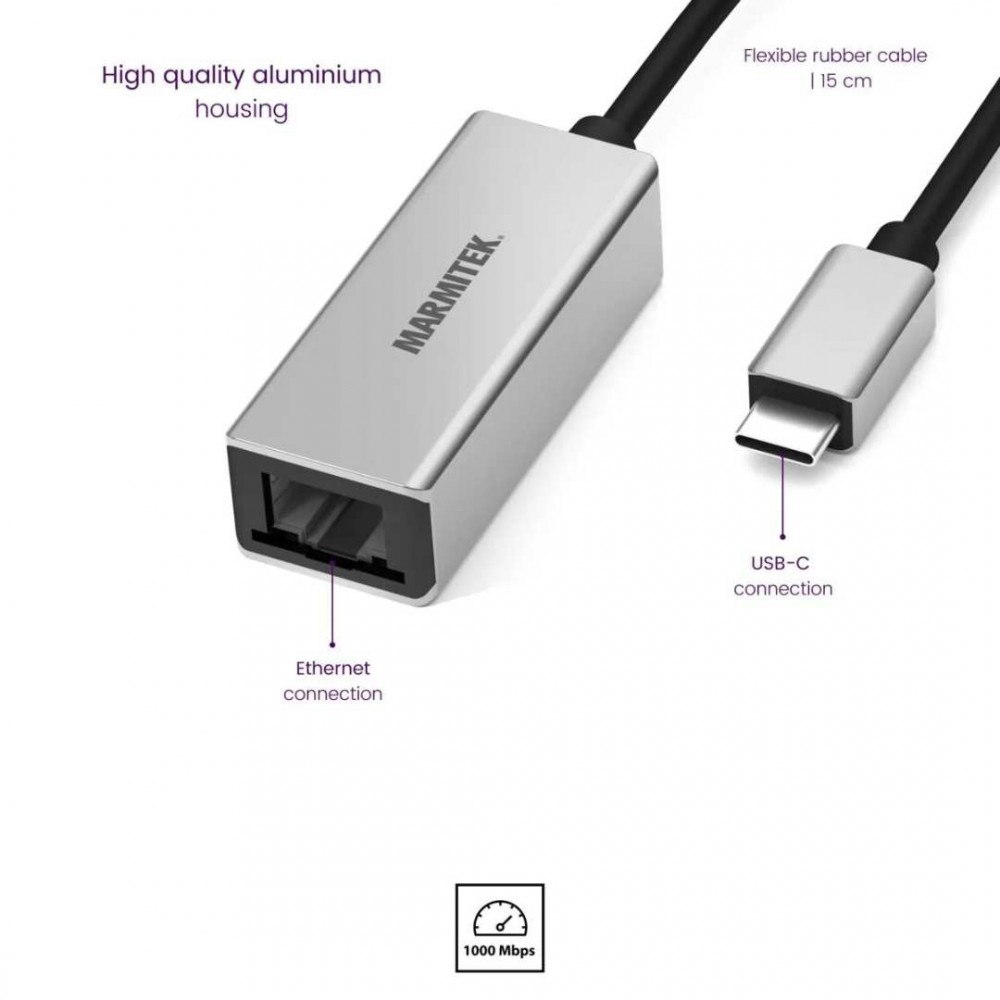 Marmitek Connect USB-C -> Ethernet