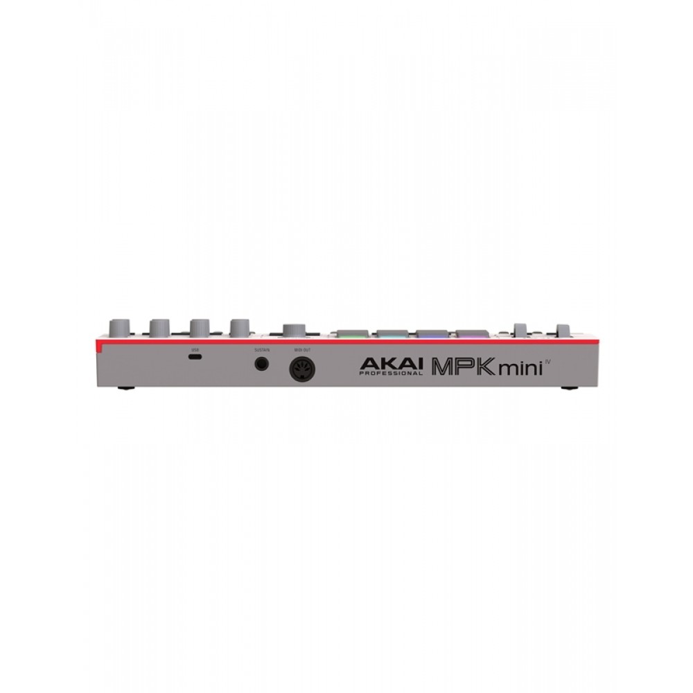 AKAI MPK MINI IV Midi Keyboard 25 Πλήτρων Λευκό