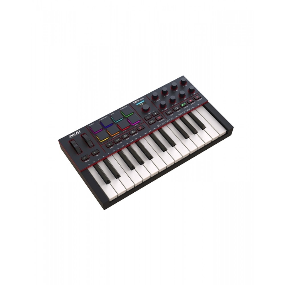 AKAI MPK MINI IV Midi Keyboard 25 Πλήτρων Μαύρο
