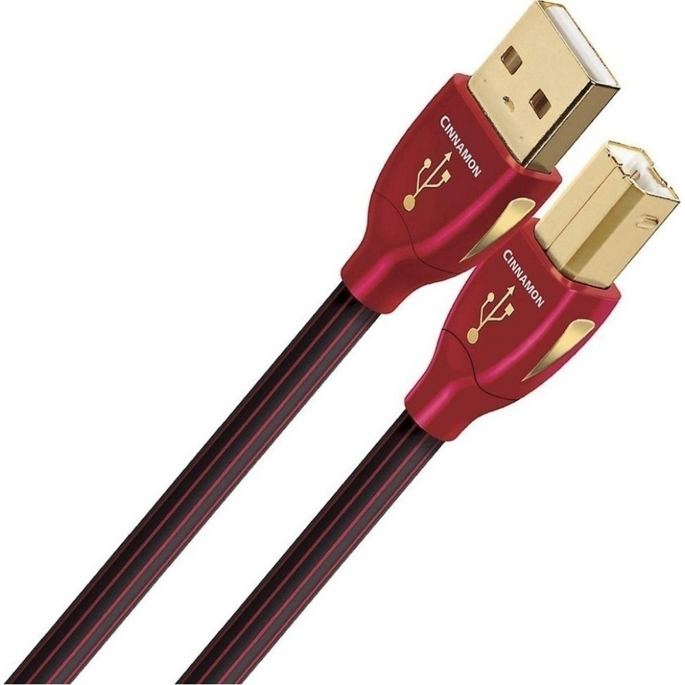 AUDIOQUEST CINNAMON A MALE TO B MALE USB 2.0 3M