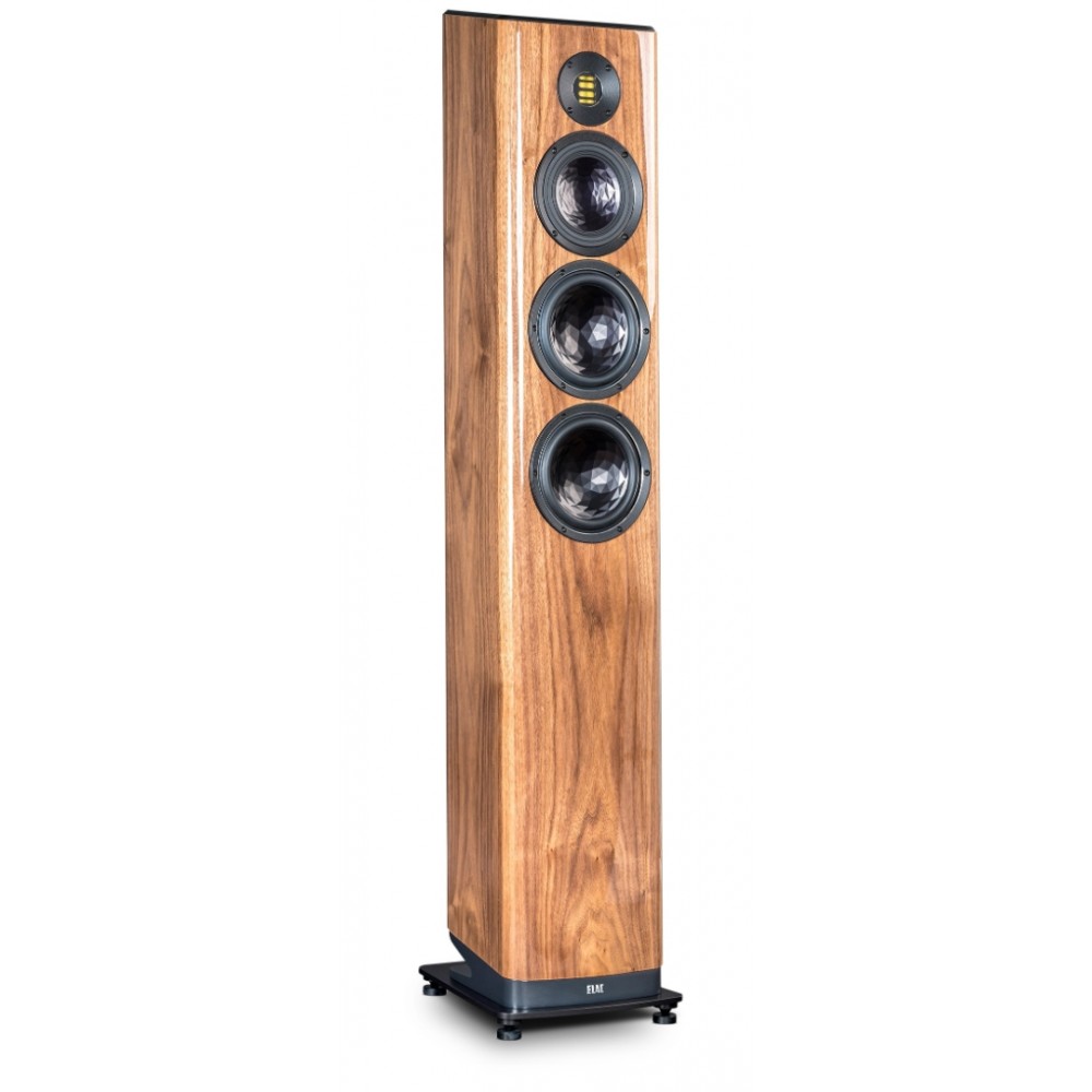 ELAC Vela FS 409.2 floor standing speaker Walnut Hight Gloss