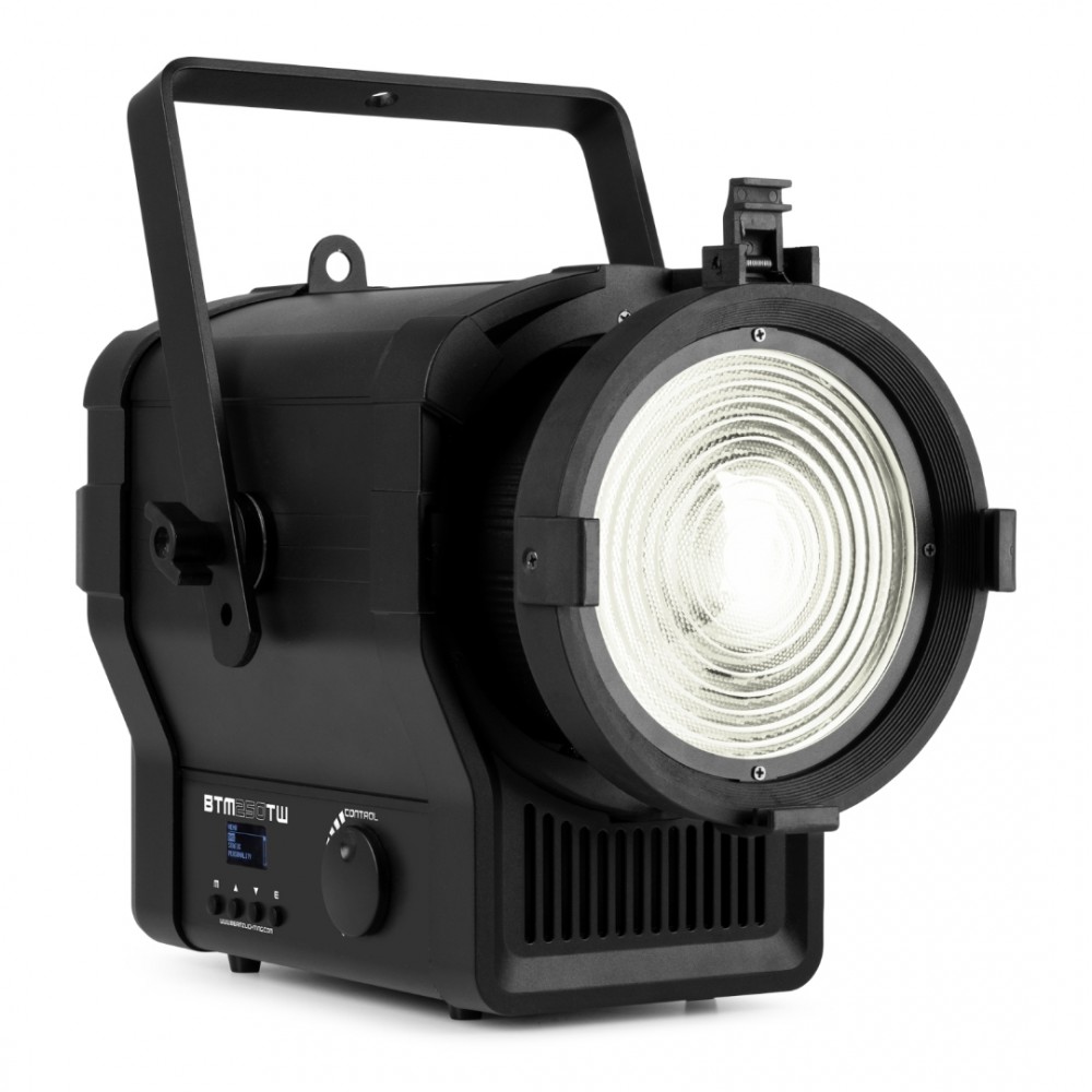 BeamZPro BTM250TW | Θεατρικός Προβολέας Fresnel 250W WW/CW COB LED, 2700K - 6500K, Motorized Zoom 15°-55° BeamZPro BTM250TW | Θεατρικός Προβολέας Fresnel 250W WW/CW COB LED, 2700K - 6500K, Motorized Zoom 15°-55°