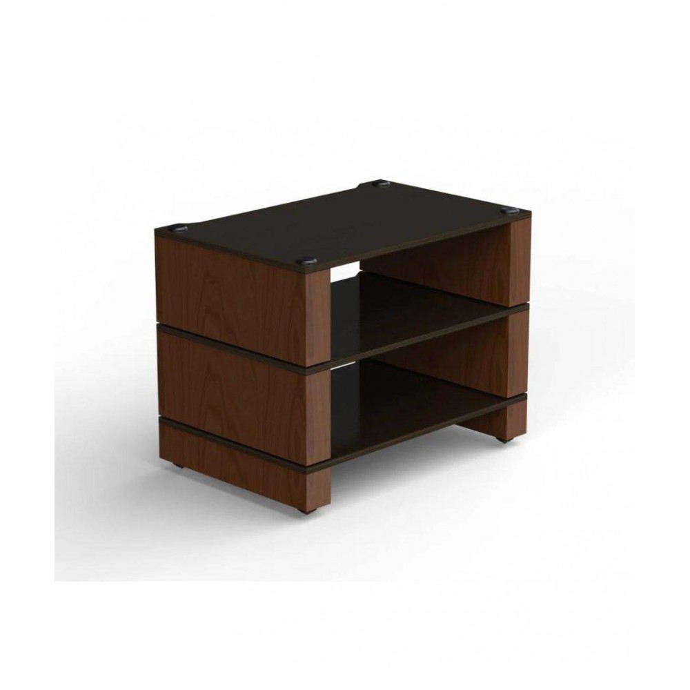 Blok Stax 2G 3 Shelf Black Ash Plywood / Natural Walnut