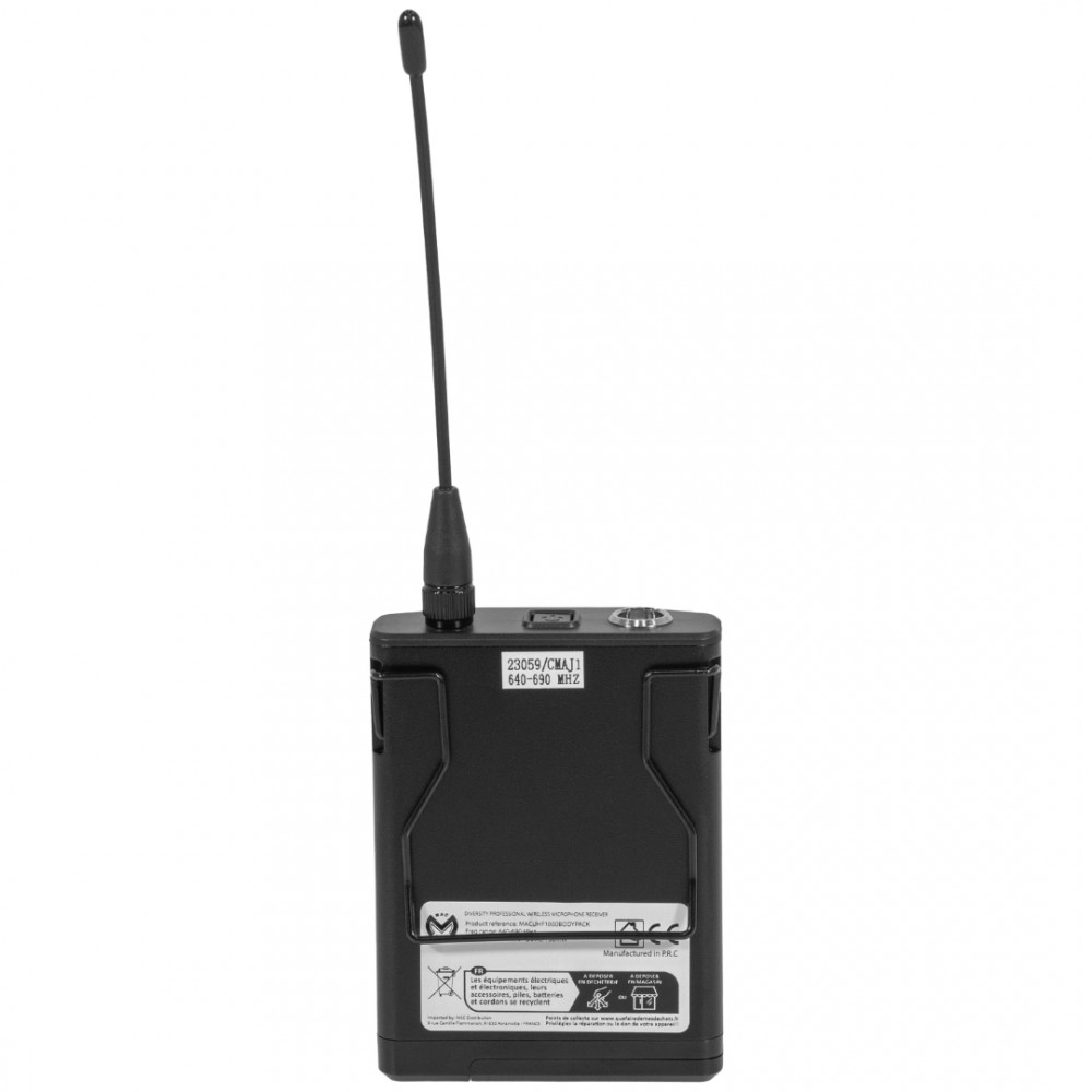 MAC MAH UHF1000 BODYPACK Πομπός Bodypack για UHF1000M & UHF2000M, 640–690MHz MAC MAH UHF1000 BODYPACK Πομπός Bodypack για UHF1000M & UHF2000M, 640–690MHz