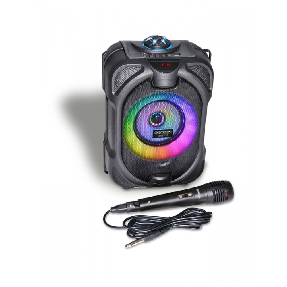 BONTEMPI 49 1020 ασύρματο ηχείο bluetooth 80 watt με μικρόφωνο,TWS λειτουργία