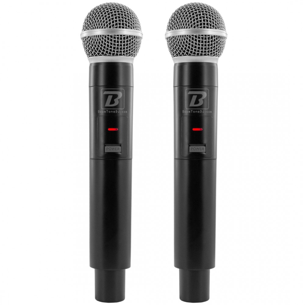 BOOMTONE DJ UHF DUO | Σετ Ασύρματα Μικρόφωνα Χειρός, 2τμχ