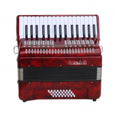 BRANDELLI 32B II Pearl Red Ακκορντεόν Kόκκινο BRANDELLI 32B II Pearl Red Ακκορντεόν Kόκκινο