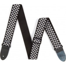 DUNLOP D38-31BK B&W Check Ζώνη Ηλ.Κιθάρας - Μπάσου