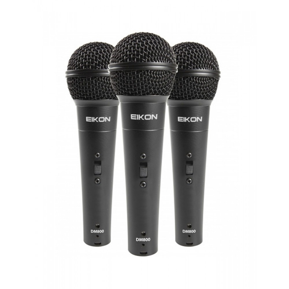 EIKON by Proel DM-800-Kit Σετ από 3 Δυναμικά Mικρόφωνα