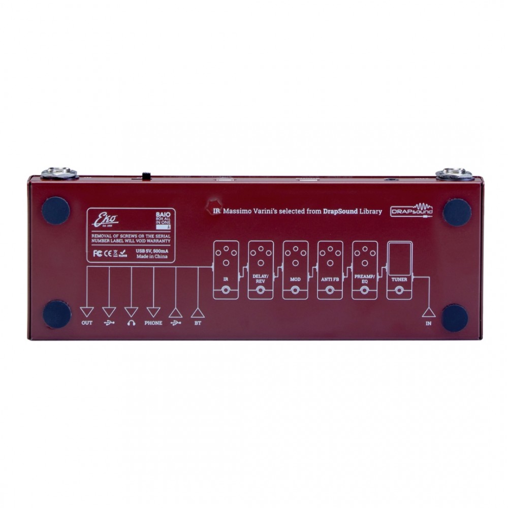 EKO GUITARS BAIO A | Πεταλιέρα Πολυεφέ Ακουστικών Οργάνων