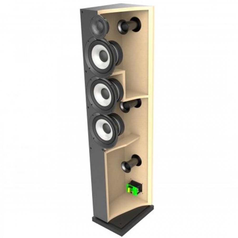 Elac Debut F6.2 Black Brushed Vinyl (ΖΕΥΓΟΣ)