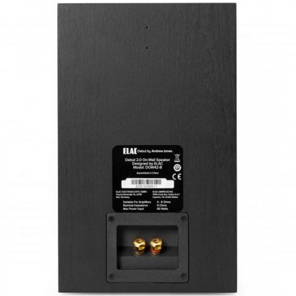 Elac Debut OW4.2 Black Brushed Vinyl (ΖΕΥΓΟΣ) - ΔΙΑΘΕΣΙΜΟ ΠΡΟΣ ΑΚΡΟΑΣΗ