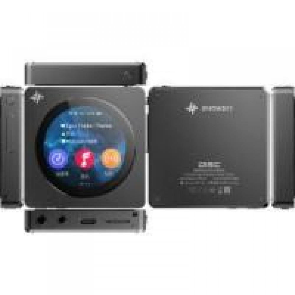 FiiO Snowsky DISC Portable Hi-Res Music Player with Bluetooth 5.4 LDAC, Wi-Fi, USB DAC & Coaxial Output, Black