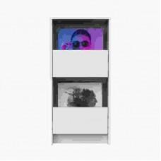 Glorious Vinyl Vault Έπιπλο Αποθήκευσης Βινυλίων - Λευκό