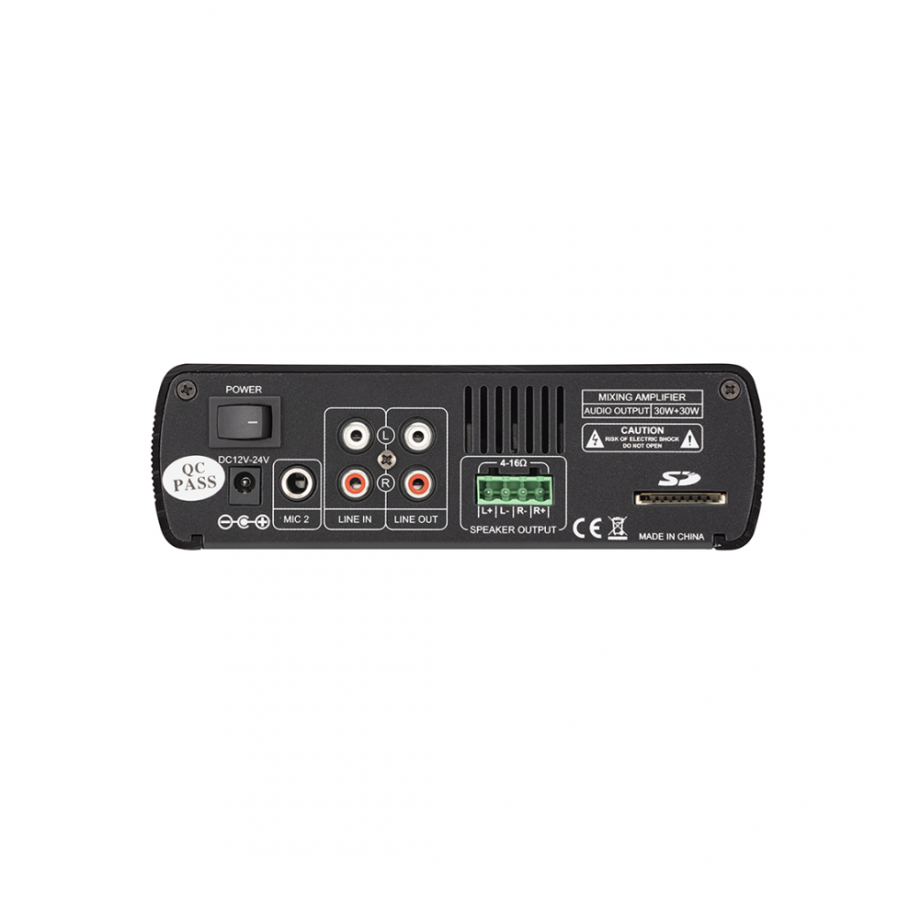 HELVIA HCA60 PLAY | Mini Τελικός Ενισχυτής Class D 2x30W, 4-16Ω