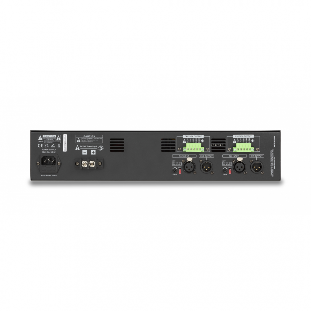 HELVIA ZEUS 2120CA | Τελικός Ενισχυτής 2x120W 100V/4Ω HELVIA ZEUS 2120CA | Τελικός Ενισχυτής 2x120W 100V/4Ω