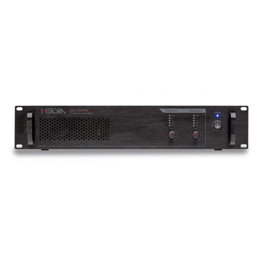 HELVIA ZEUS 2240CA | Τελικός Ενισχυτής 2x240W 100V/4Ω HELVIA ZEUS 2240CA | Τελικός Ενισχυτής 2x240W 100V/4Ω