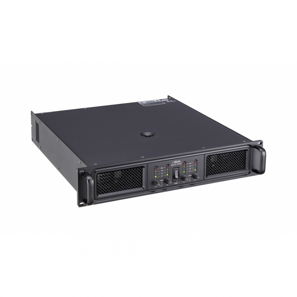 HELVIA ZEUS 204X | Τετρακάναλος Ενισχυτής 4x 200W/8Ω & 300W/4Ω, με Crossover HELVIA ZEUS 204X | Τετρακάναλος Ενισχυτής 4x 200W/8Ω & 300W/4Ω, με Crossover