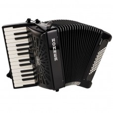 HOHNER Bravo II 48  Silent Κey Μαύρο Ακκορντεόν