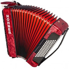 HOHNER Bravo III 72 Silent Key Ακκορντεόν Κόκκινο