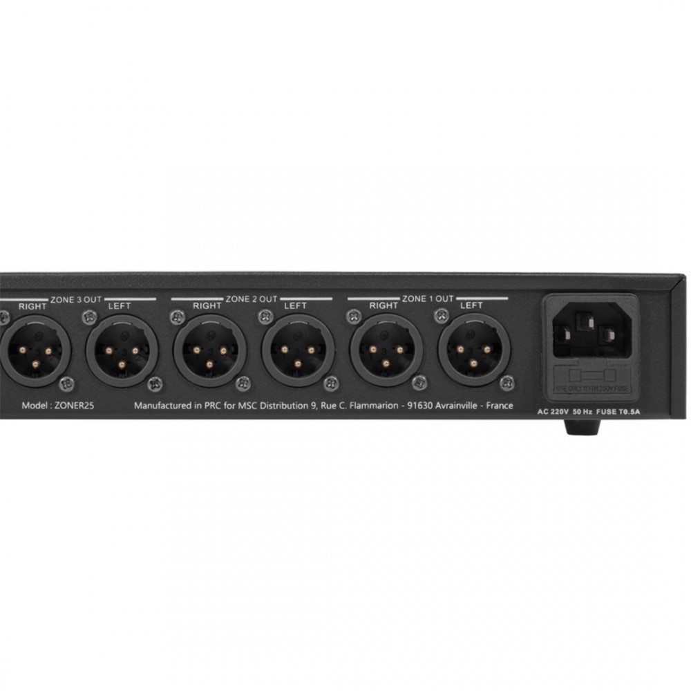 HPA ZONER25 | Matrix Mixer με 5 Stereo Zώνες HPA ZONER25 | Matrix Mixer με 5 Stereo Zώνες