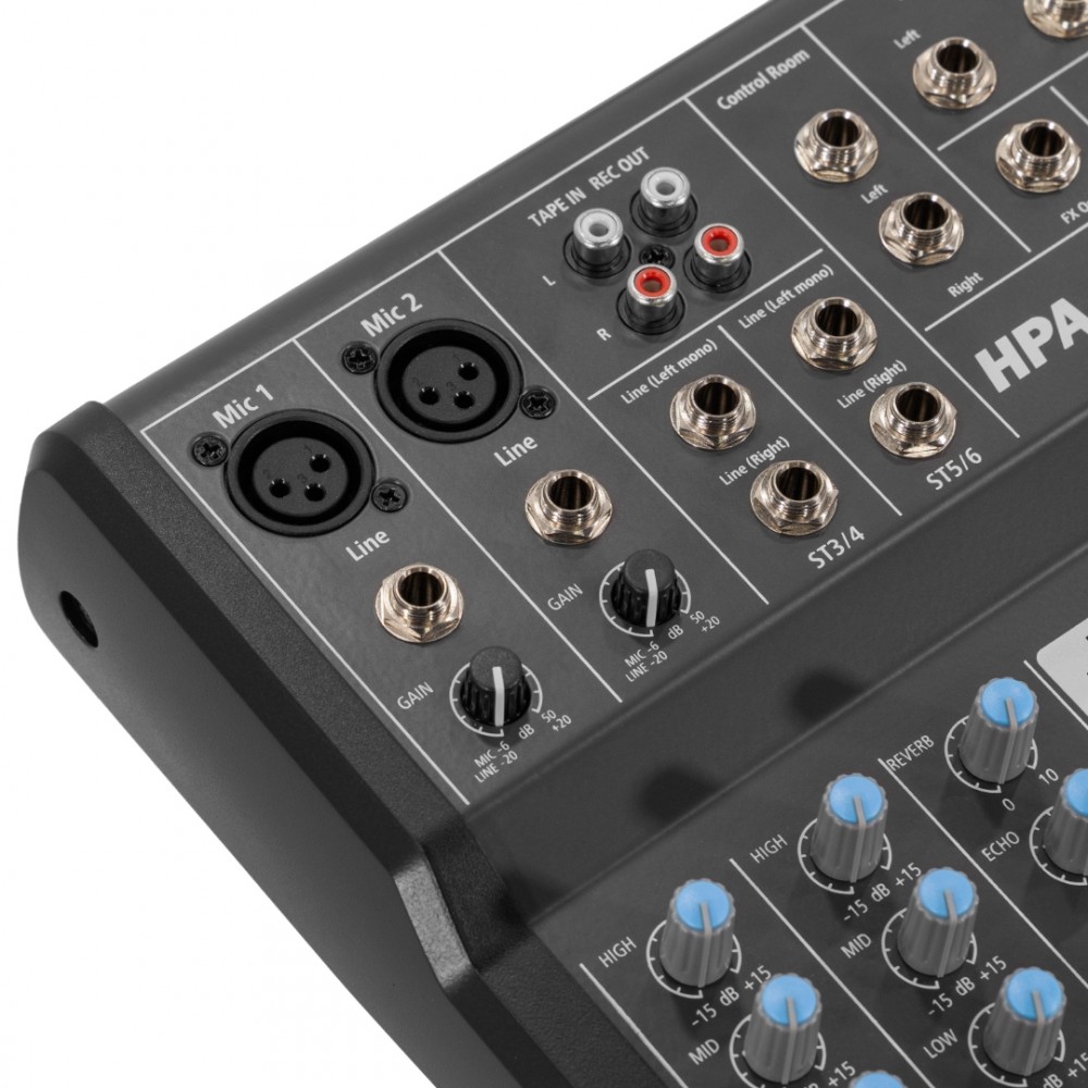 HPA PROMIX6R Κονσόλα Μίξης Ήχου με 6 Kανάλια, Bluetooth & Effect HPA PROMIX6R Κονσόλα Μίξης Ήχου με 6 Kανάλια, Bluetooth & Effect