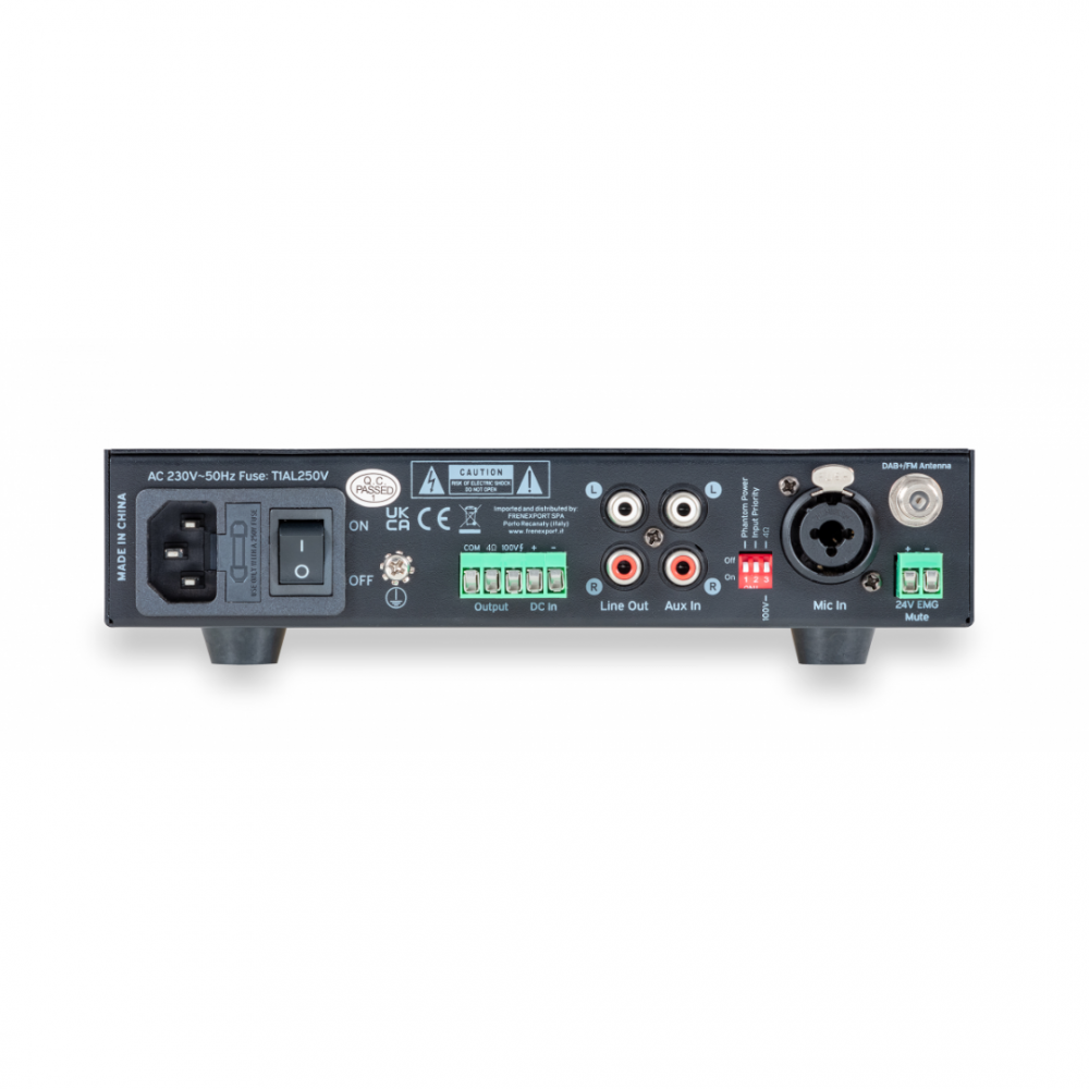 HELVIA HPMA30 PLAY | Ενισχυτής - Mixer 30W 100V/4Ω Class D, με DAB+, FM, USB, BT Player HELVIA HPMA30 PLAY | Ενισχυτής - Mixer 30W 100V/4Ω Class D, με DAB+, FM, USB, BT Player