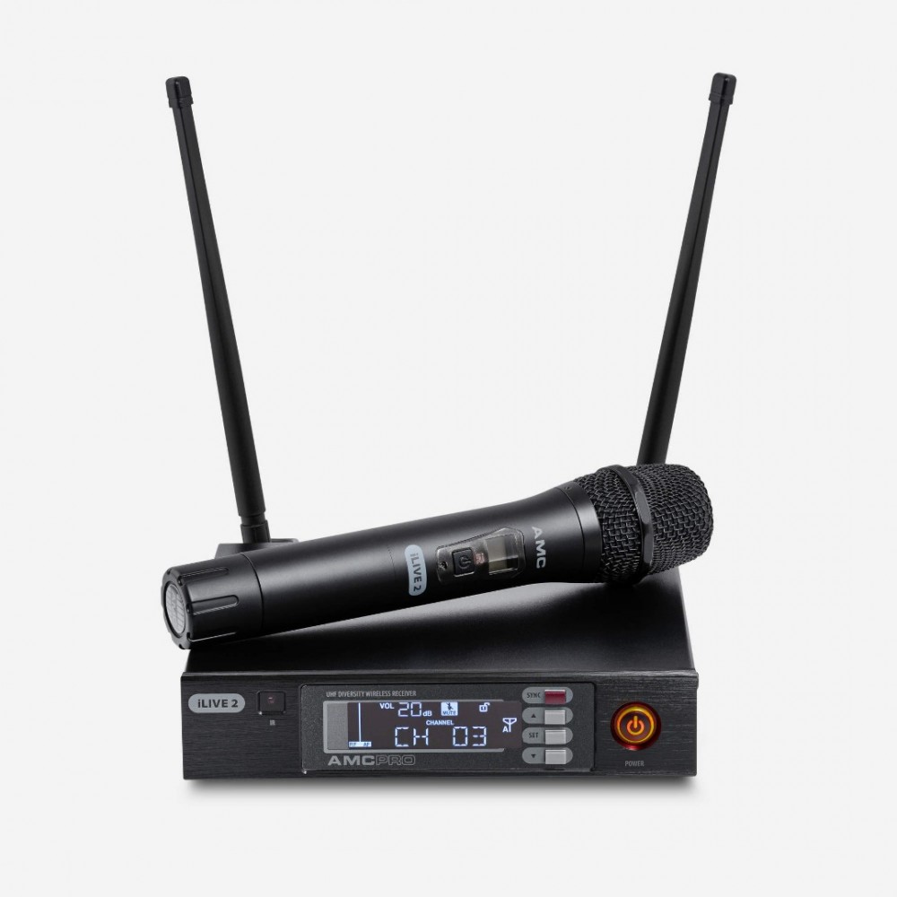 AMC iLive 2 Handheld Ασύρματο σύστημα UHF AMC iLive 2 Handheld Ασύρματο σύστημα UHF