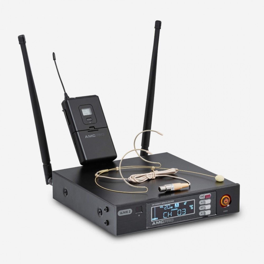 AMC iLive 2 Headset Ασύρματο σύστημα UHF AMC iLive 2 Headset Ασύρματο σύστημα UHF