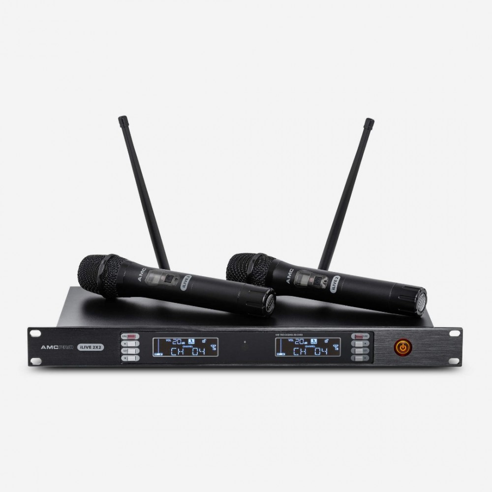 AMC iLive 2X2 Διπλό Ασύρματο σύστημα UHF AMC iLive 2X2 Διπλό Ασύρματο σύστημα UHF