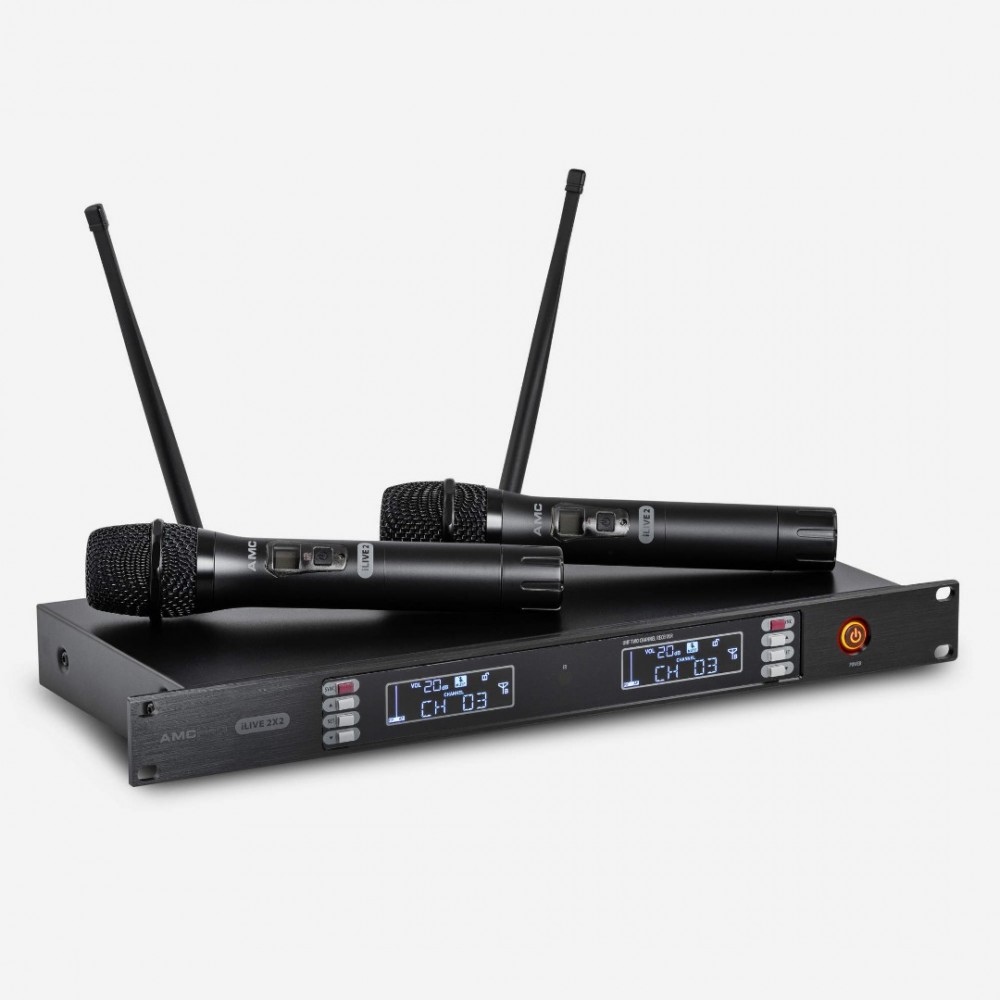 AMC iLive 2X2 Διπλό Ασύρματο σύστημα UHF AMC iLive 2X2 Διπλό Ασύρματο σύστημα UHF