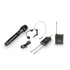 SOUNDSATION POCKETMIC U16HP-A1 | Σετ Ασύρματα Μικρόφωνα Χειρός & Headset UHF 521.4-549.6MHz