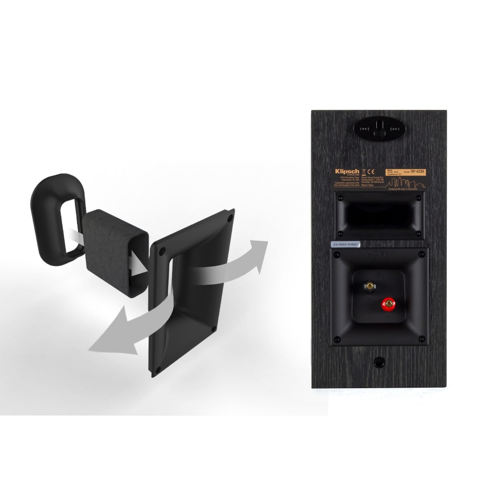 KLIPSCH RP-400M BLACK ( ΖΕΥΓΟΣ )