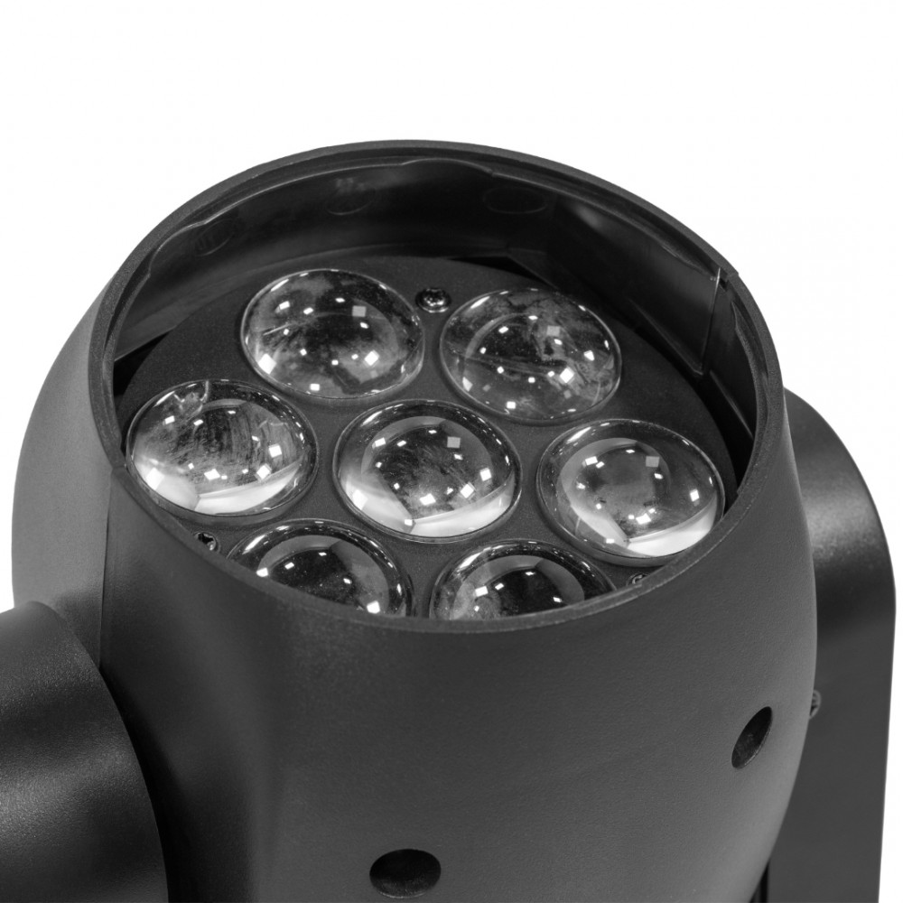 MAC MAH IZY715 ZOOM Κινούμενη Kεφαλή Wash 7x15W RGBW 4-in-1 LED MAC MAH IZY715 ZOOM Κινούμενη Kεφαλή Wash 7x15W RGBW 4-in-1 LED